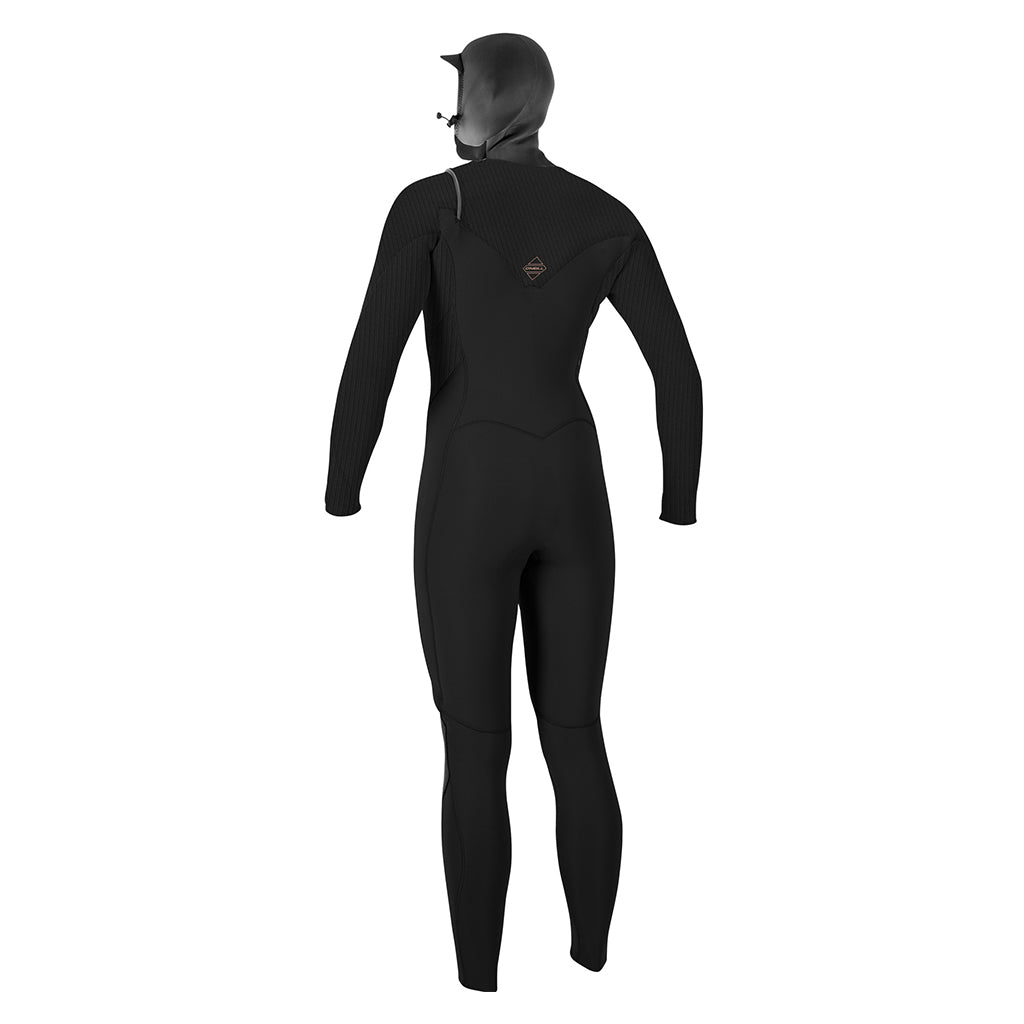 Wms Hyperfreak 5/4+ Chest Zip w/Hood - Våddragt