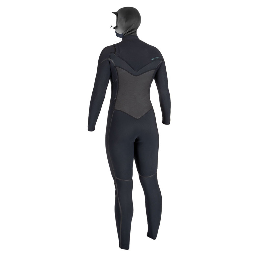 Psycho Tech 6/4 Chest Zip W/Hood Våddragt set bagfra