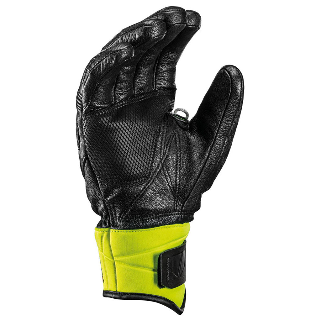 Worldcup Race Downhill S Handsker i farven sort-Ice Lemon set fra venstre side