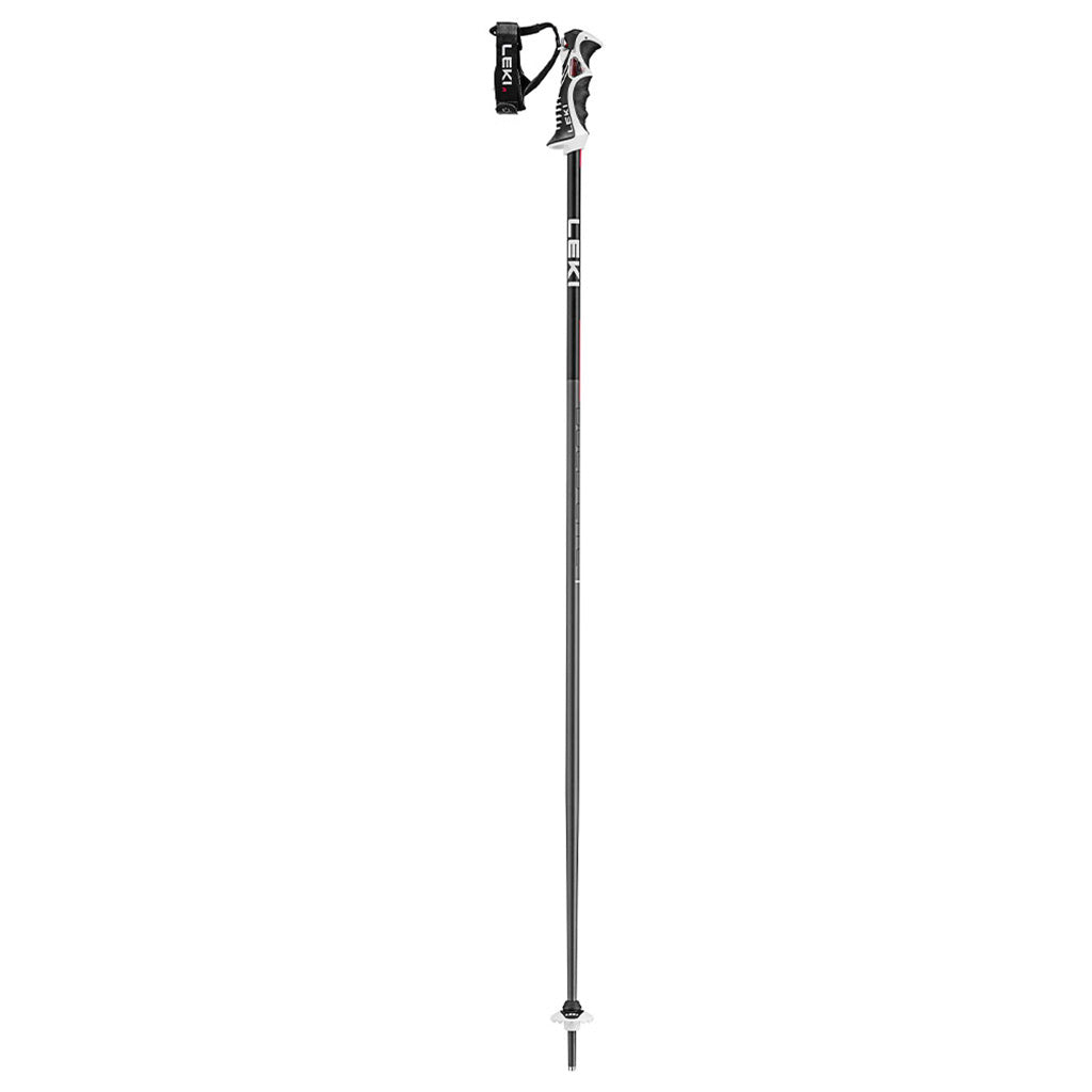 En Skistave, Bold Lite S i farven Dark Anthracite-sort-Bright rød