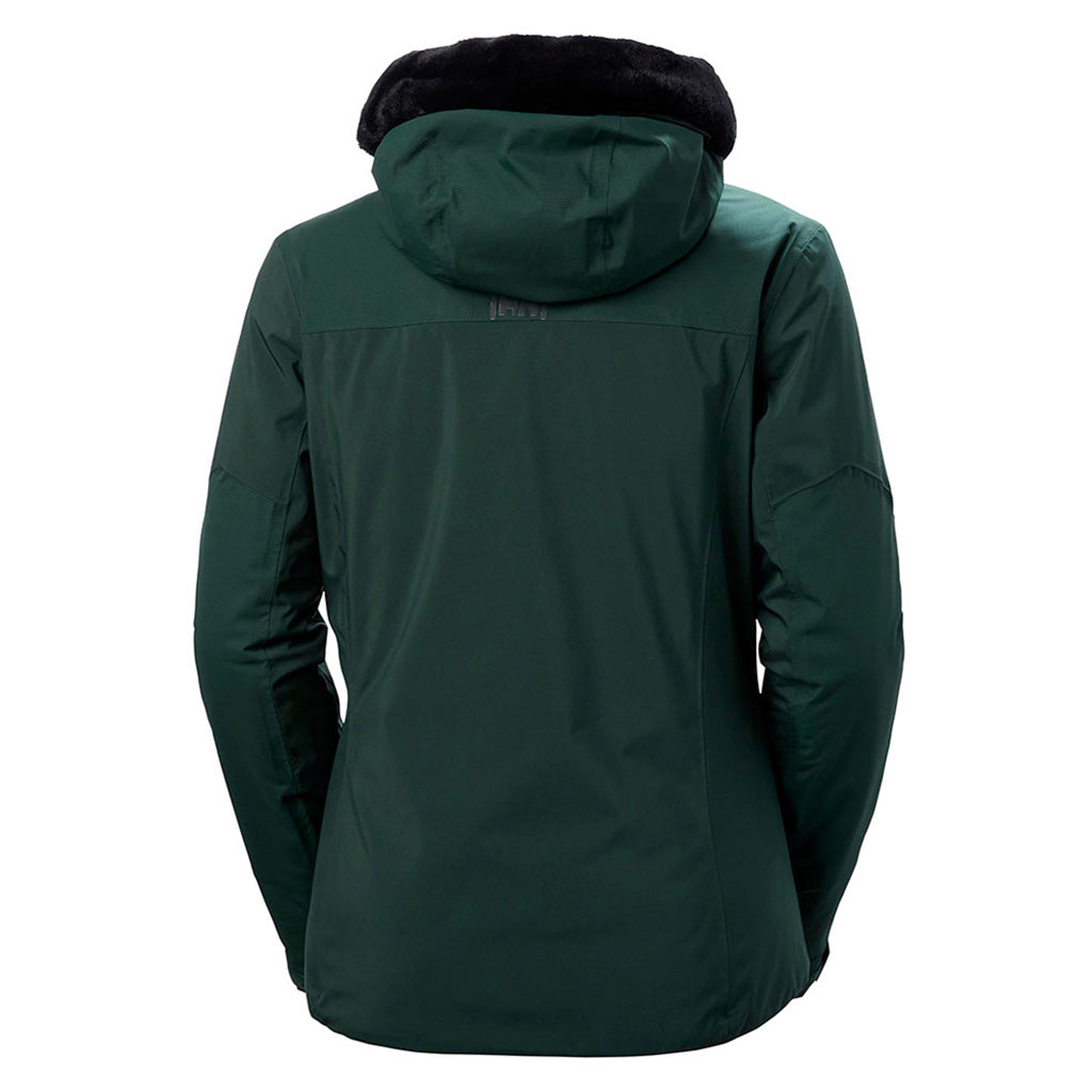 En Skijakke, Valdisere 2.0 i farven Darkest Spruce set bagfra
