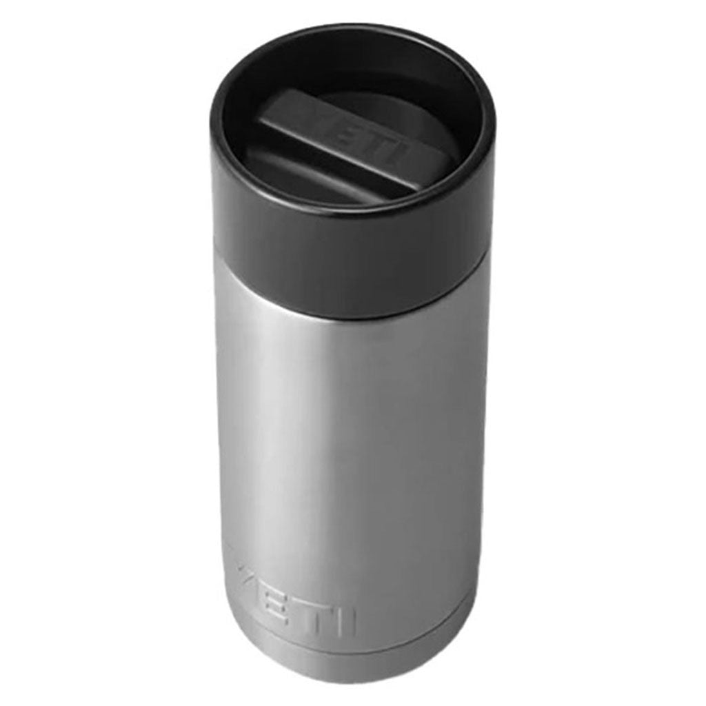 Rambler 12 Oz Bottle  i farven Stainless set fra en skrå vinkel