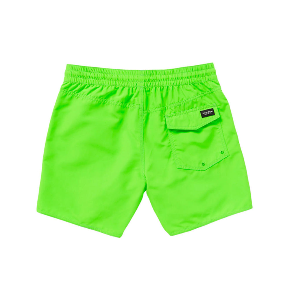 Lido Solid Trunk 16 Shorts i farven Electric grøn set bagfra