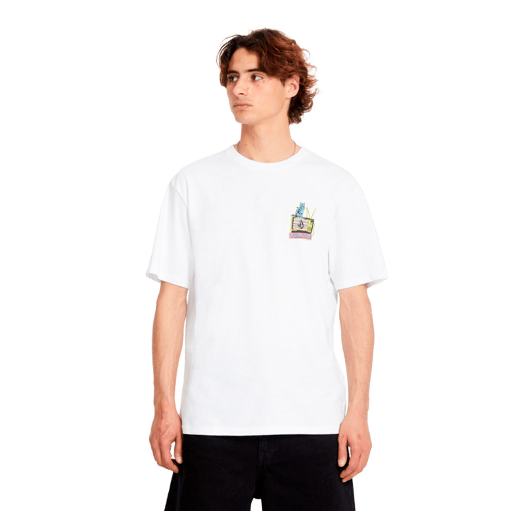 En T-Shirt, Catv Basic Sst i farven hvid