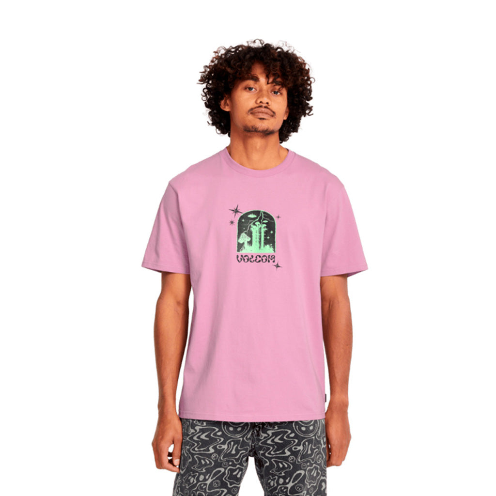 En T-Shirt, Filip Rygalski 2 Sst i farven Steel Purple