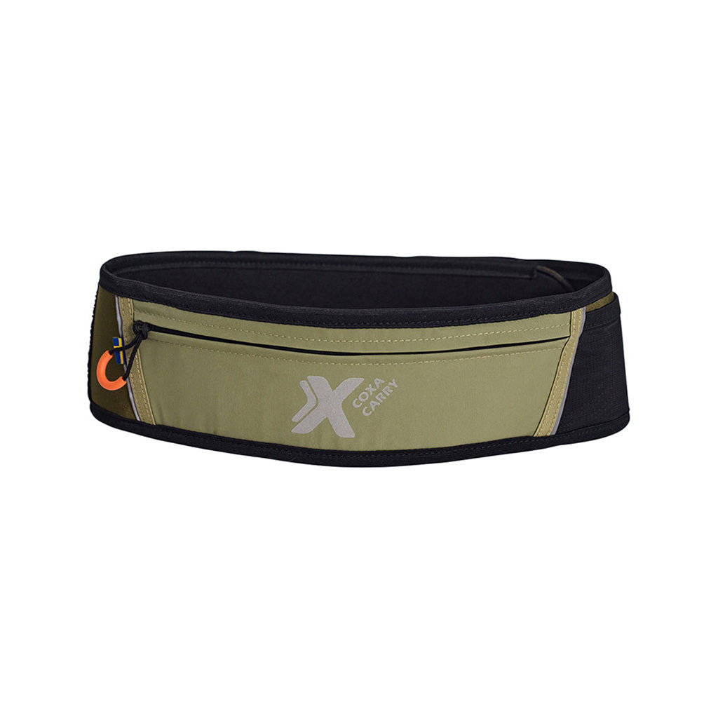 Coxa Wb1 Running Belt  i farven Olive grøn set forfra