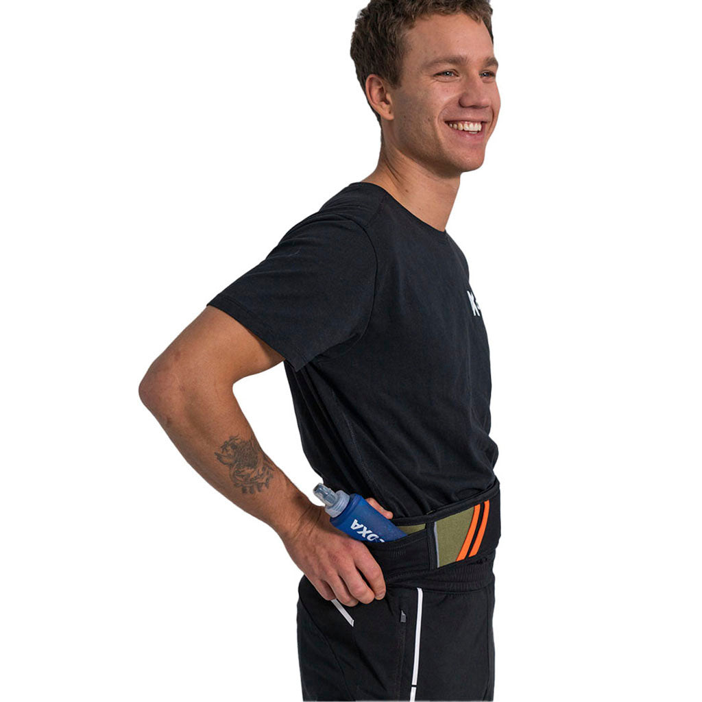 Coxa Wb1 Running Belt  i farven Olive grøn set fra venstre side