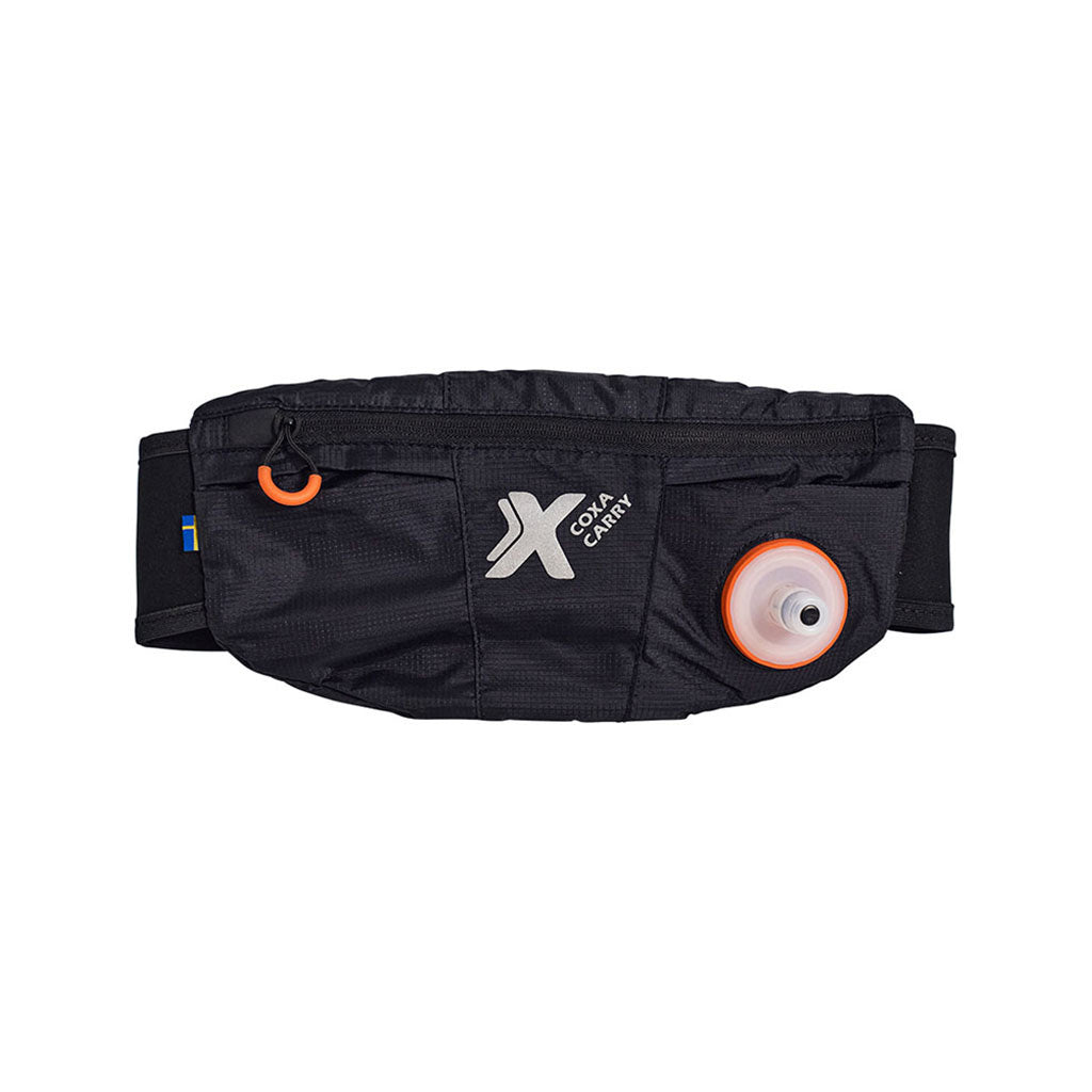 Coxa Wm1 Waistbelt With Softflask 650Ml  i farven sort set forfra
