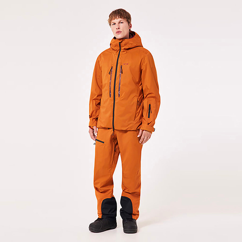 En Skijakke, TC Outpost RC Shell i farven Ginger set forfra