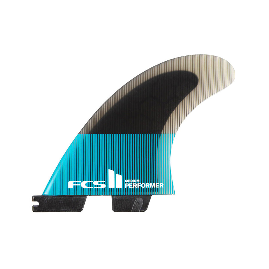 Fcs Ii Performer Pc Large Teal/sort Quad  Fins