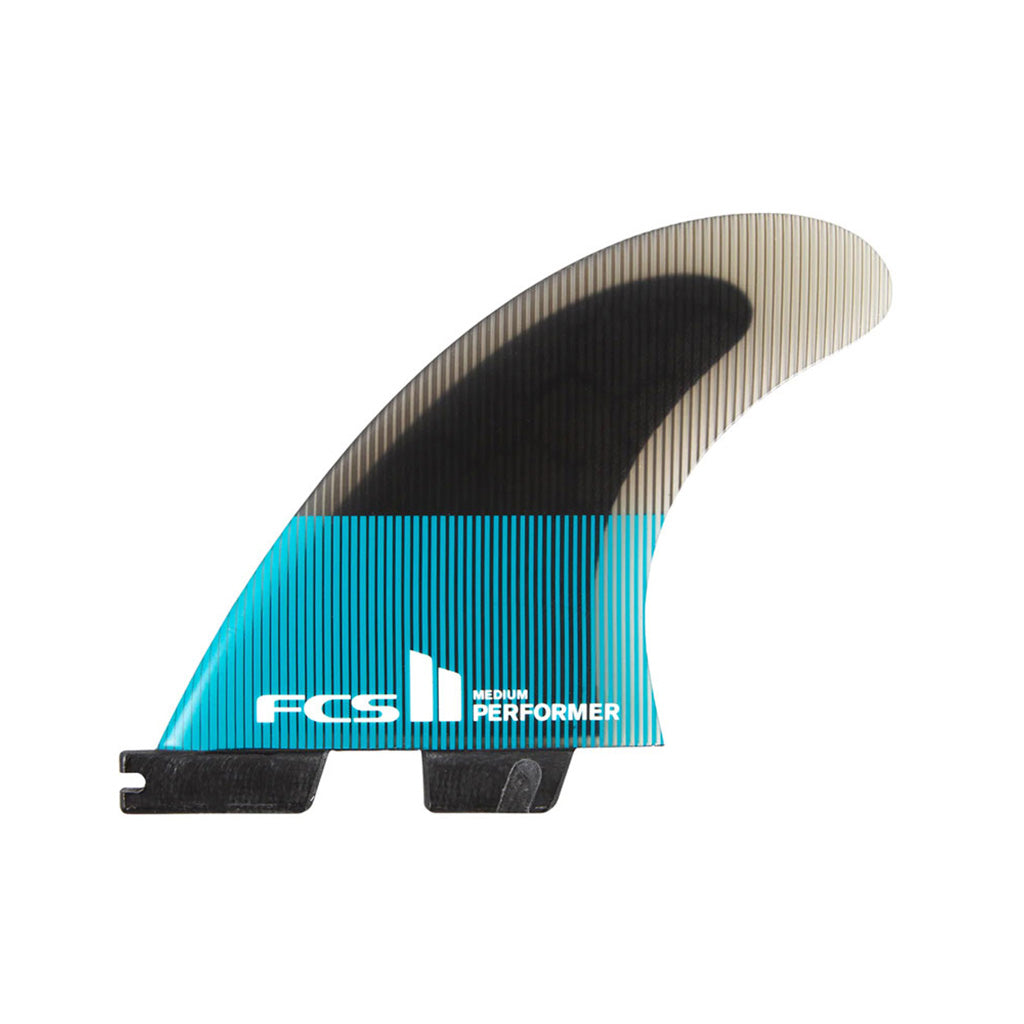 Fcs Ii Performer Pc Medium Teal/sort Tri  Fins