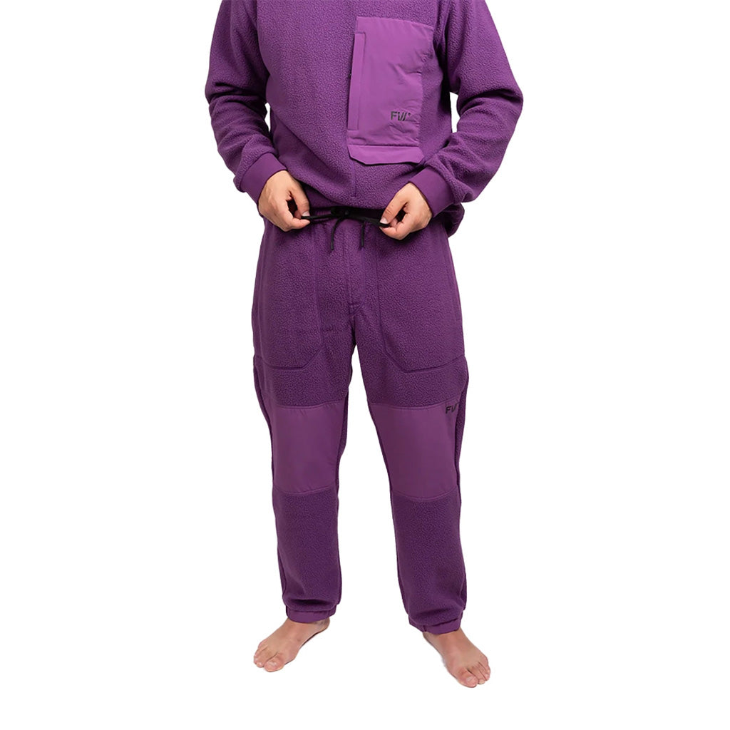 Root Light Sherpa Jogger Midlayer i farven Deep Purple