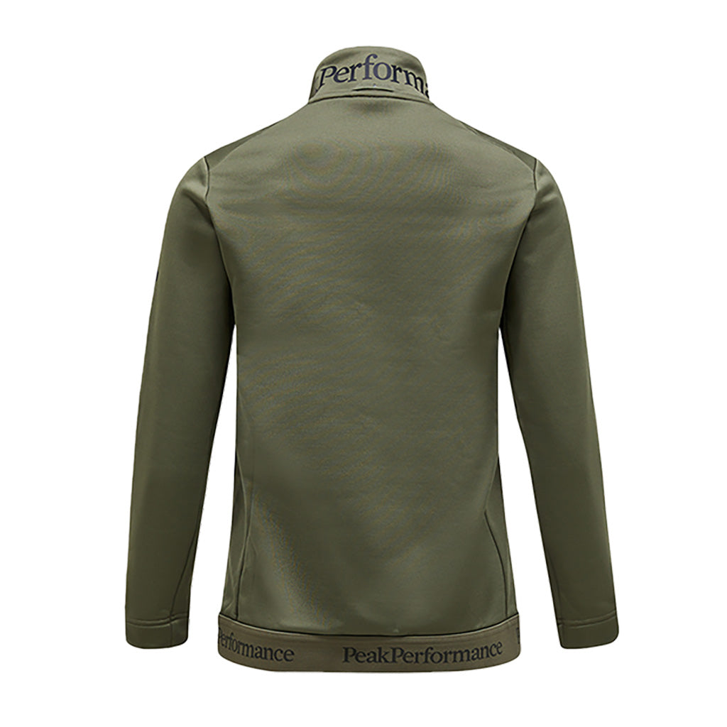 Rider Tech Zip Midlayer i farven Pine Needle set bagfra