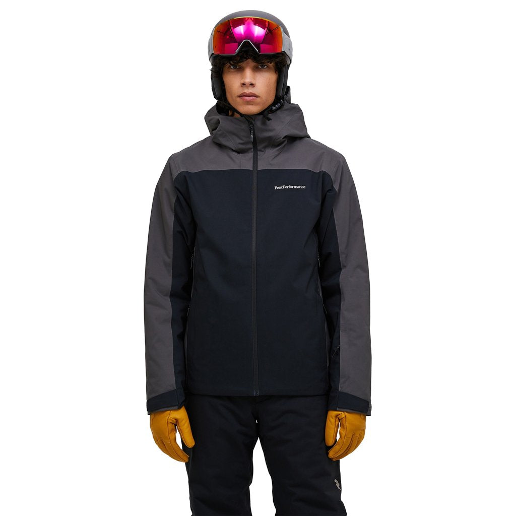 Maroon Blocked HIPE® 2L Insulated Shell - Skijakke