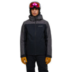 Maroon Blocked HIPE® 2L Insulated Shell - Skijakke