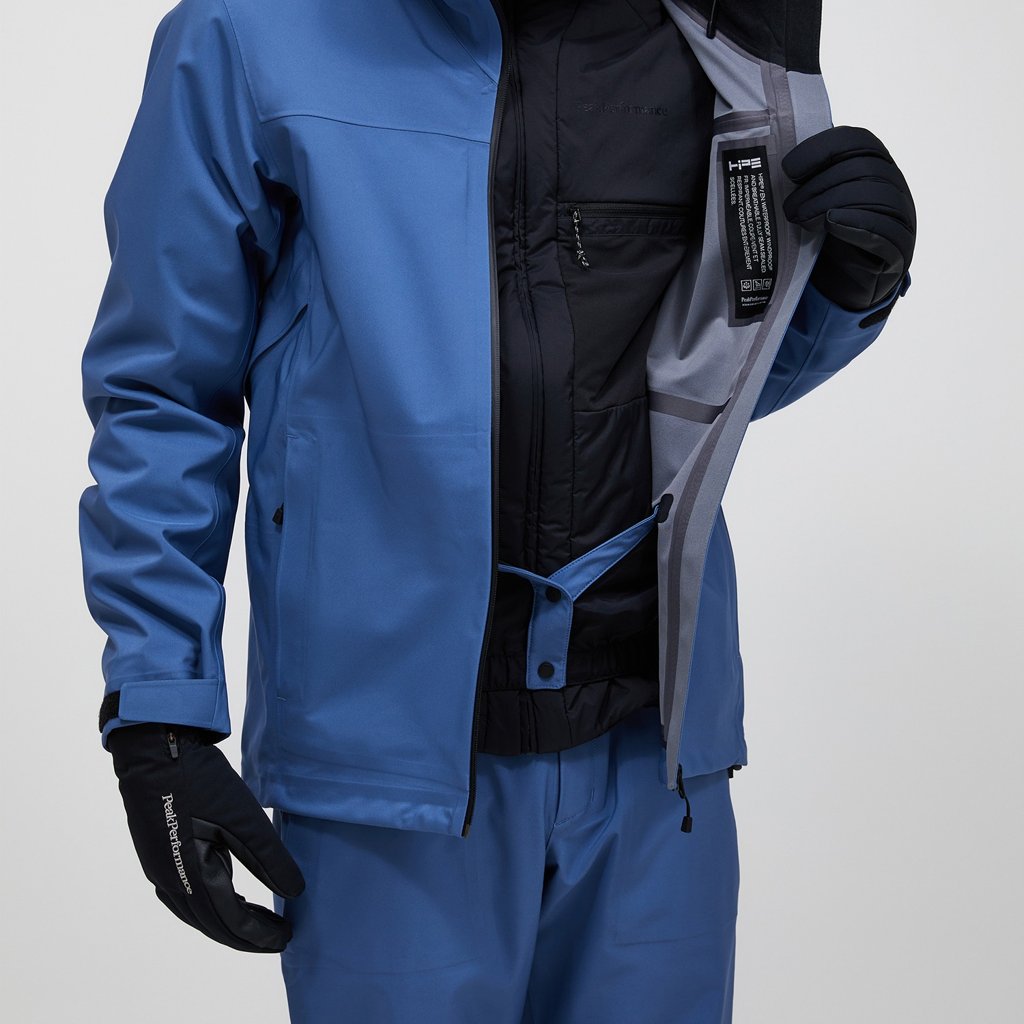 Maroon HIPE® 3L Shell Jacket - Skijakke