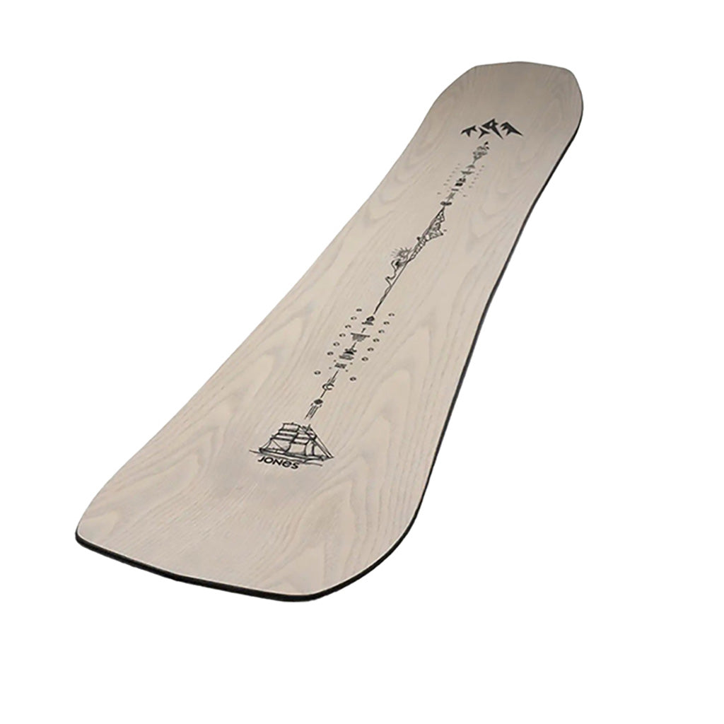 Flagship Snowboard set fra en skrå vinkel