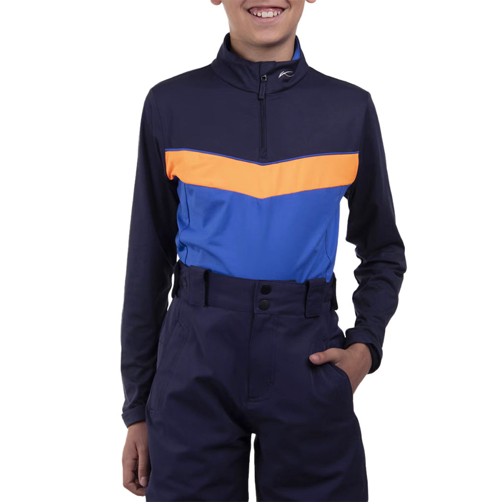 Boy Gian Midlayer Hz Midlayer i farven Bright blå/Atlanta blå