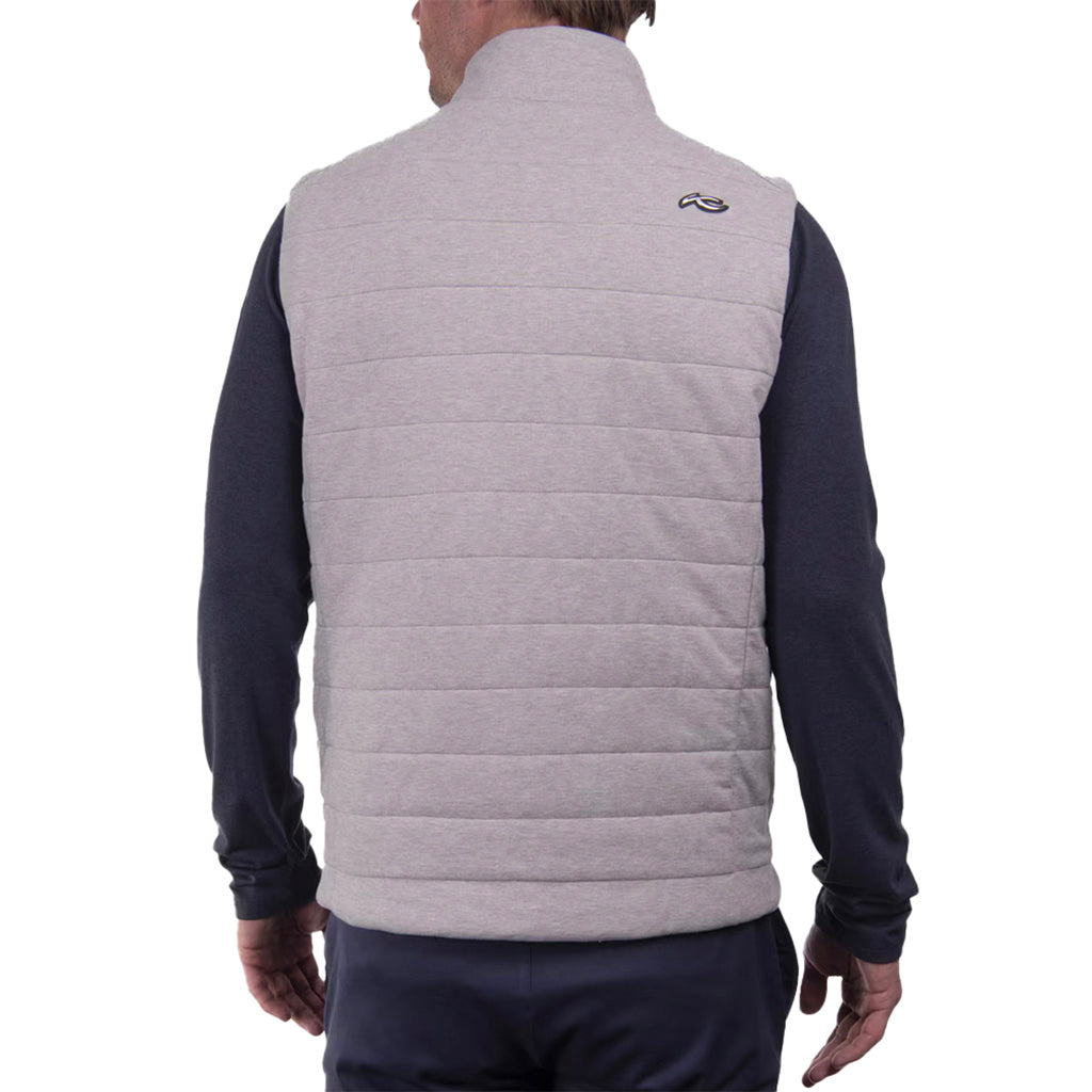 Inverness Vest Midlayer i farven Pewter set bagfra