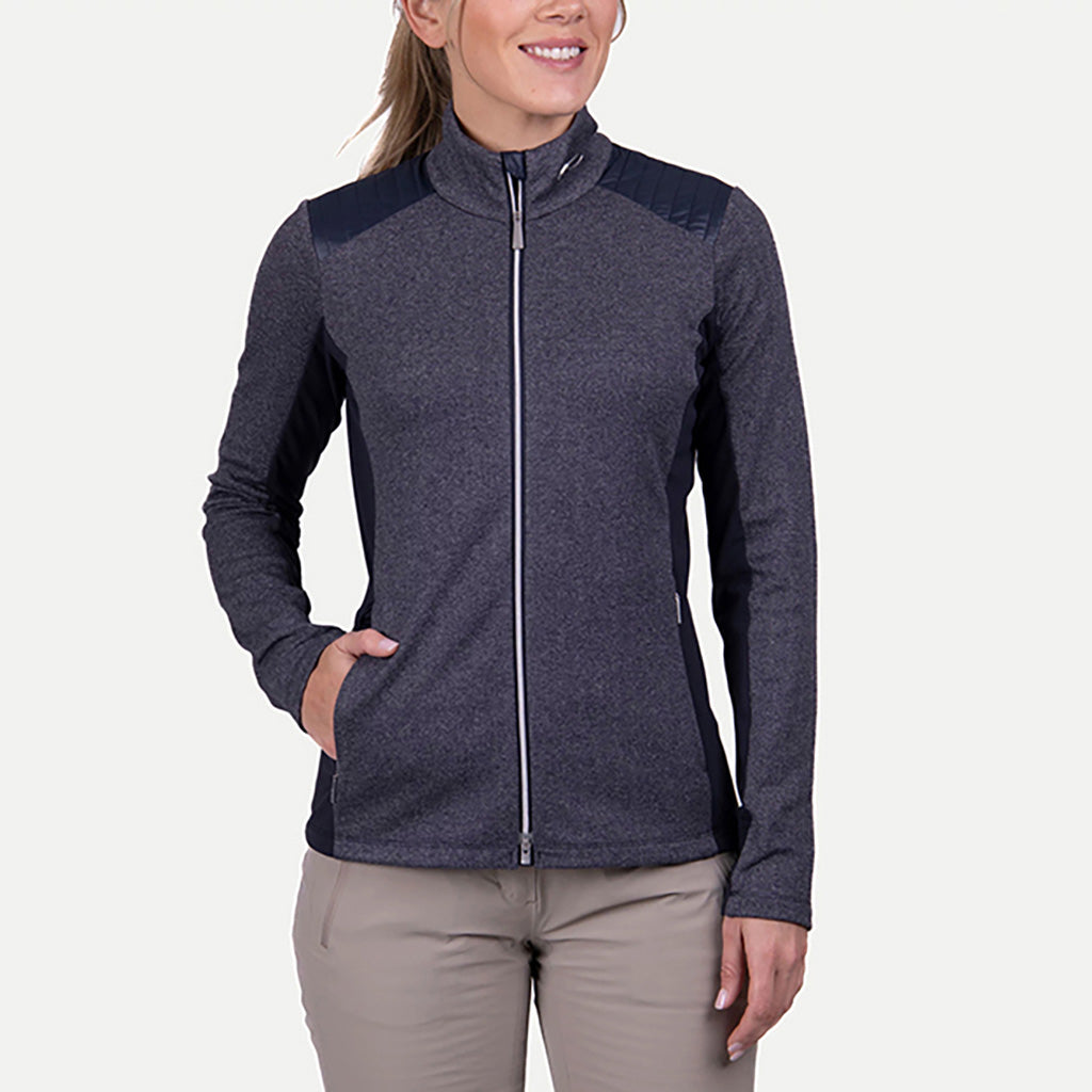 Radun 2.0 Mid Midlayer i farven Deep Space set forfra