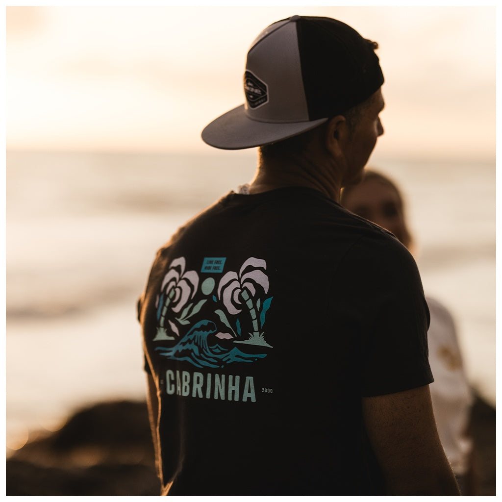 T-SHIRT PALM GREY - T-Shirt