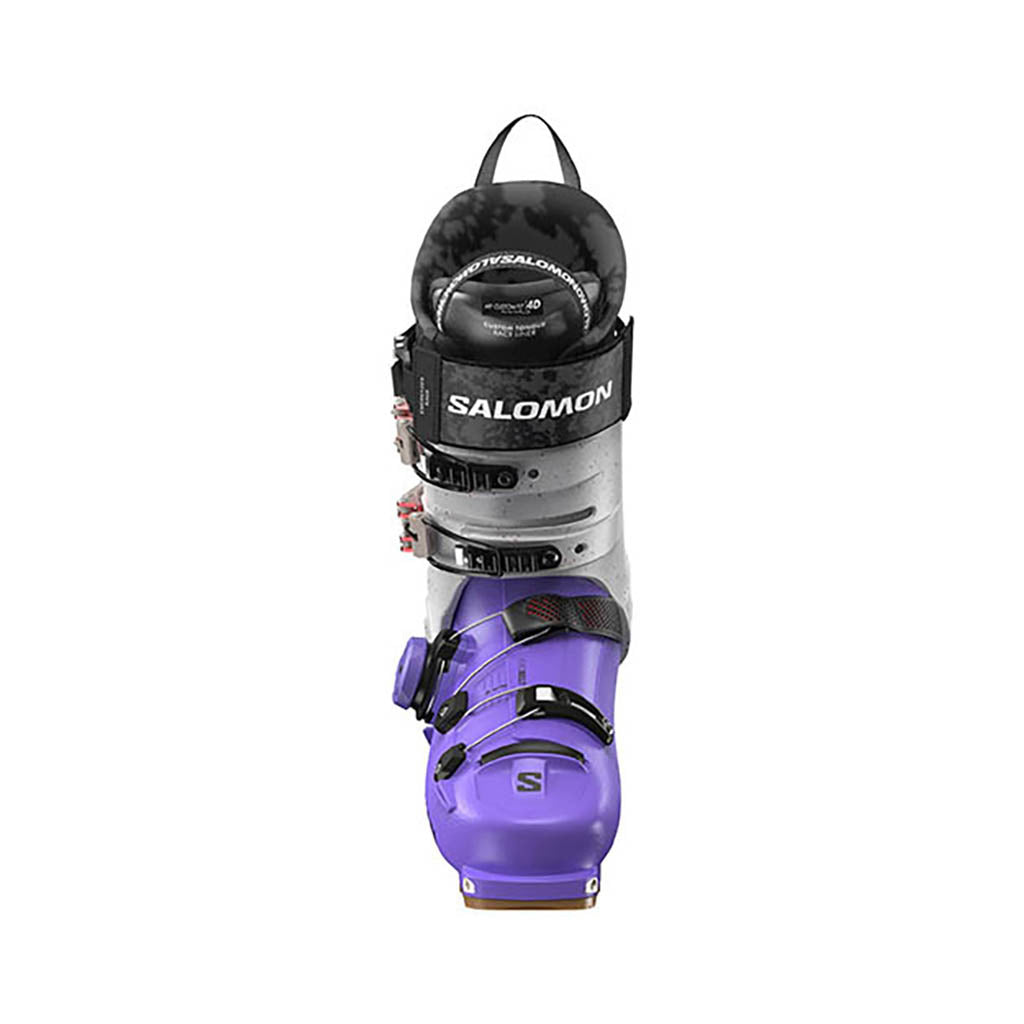 Shift Alpha BOA 130 Skistøvler i farven Ultra Violet/sort set forfra