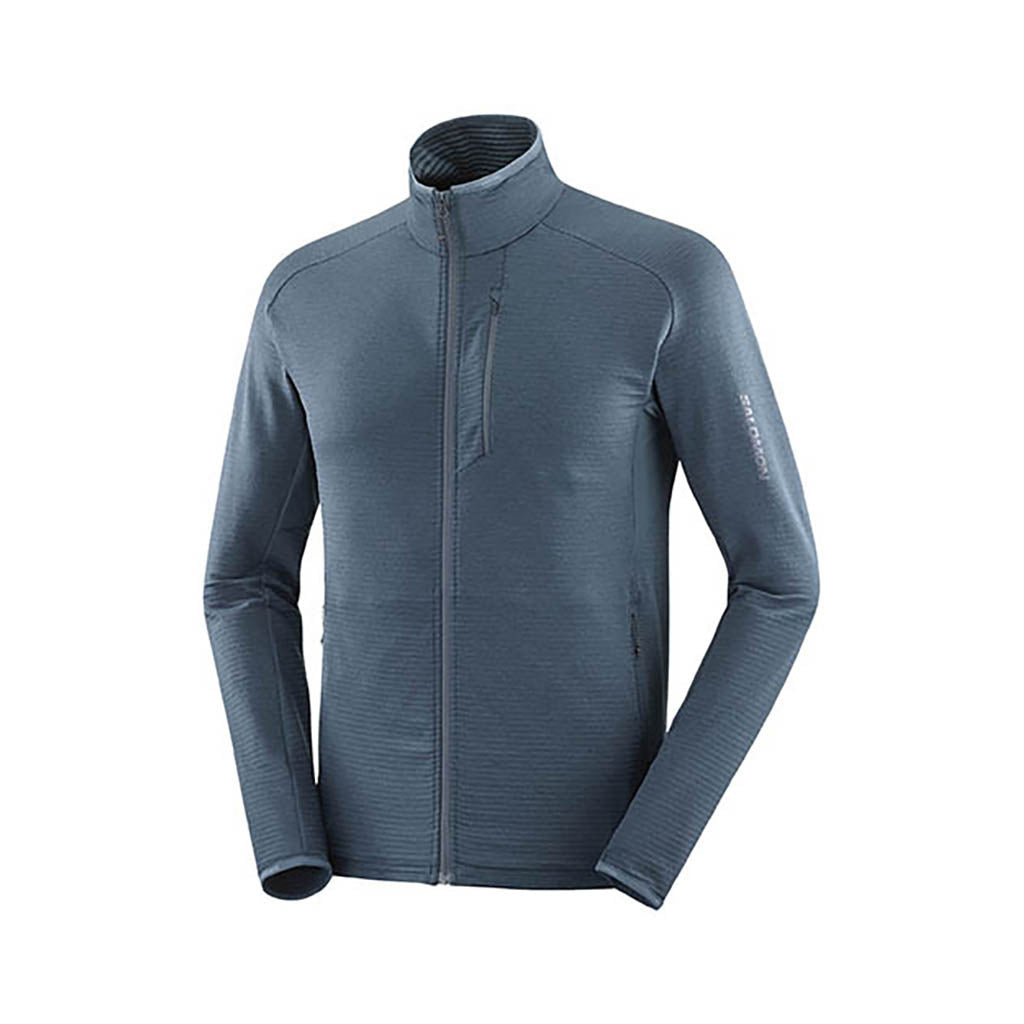 Essential LTwarm Fullzip Midlayer i farven Midnight Navy