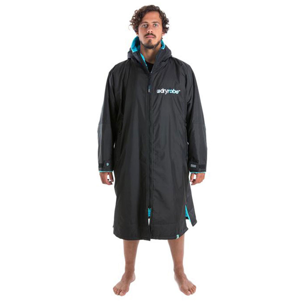 Dryrobe Advance Long Sleeve  i farven sort/blå