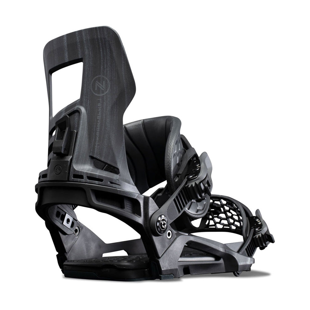Snowboardbinding, Kaon-Plus i farven sort set fra højre side