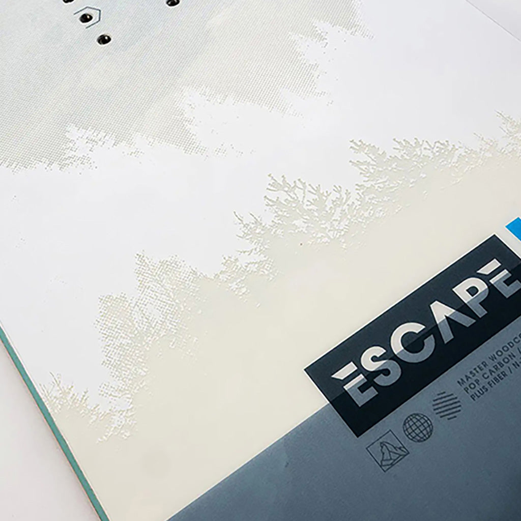 Et snowboard, Escape i farven grå detalje