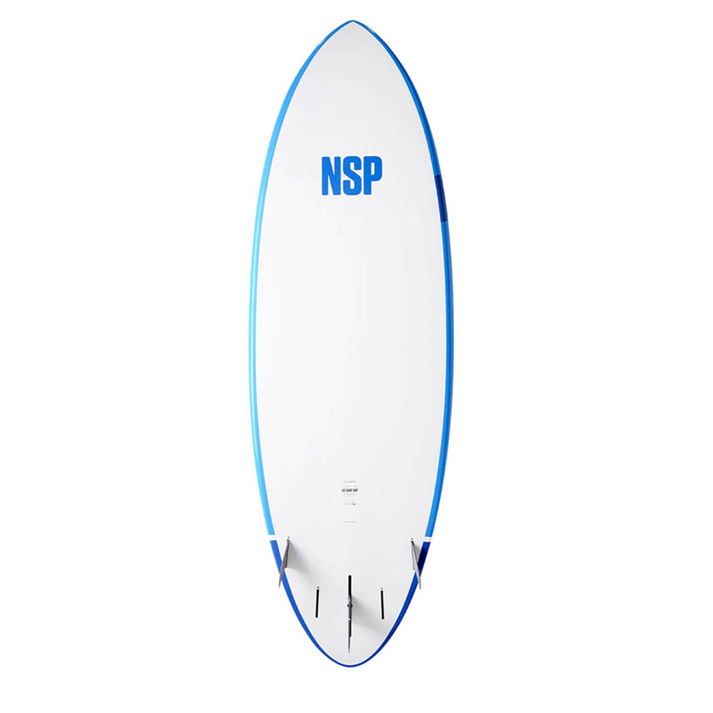Sup board, Elements Dc Surf 8'10" i farven blå Ftu set nede fra