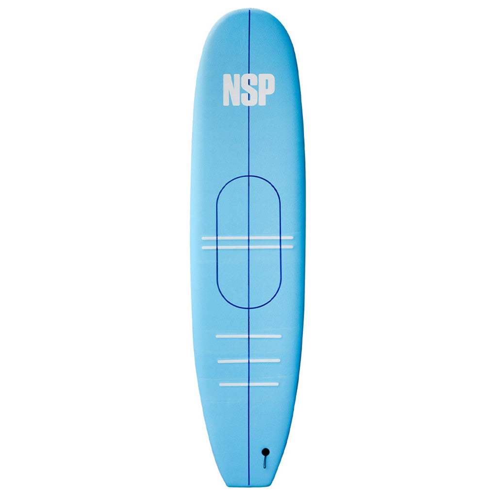 En Surfboard, Teacher'S Pet 8'4 Softboard i farven blå