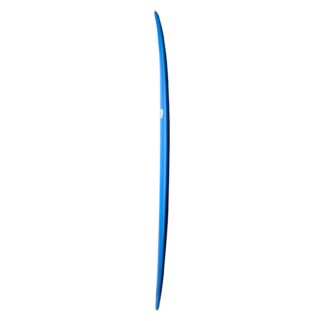 Et Surfboard, Protech Fun 7'6" i farven Navy Tint Ftu set fra siden