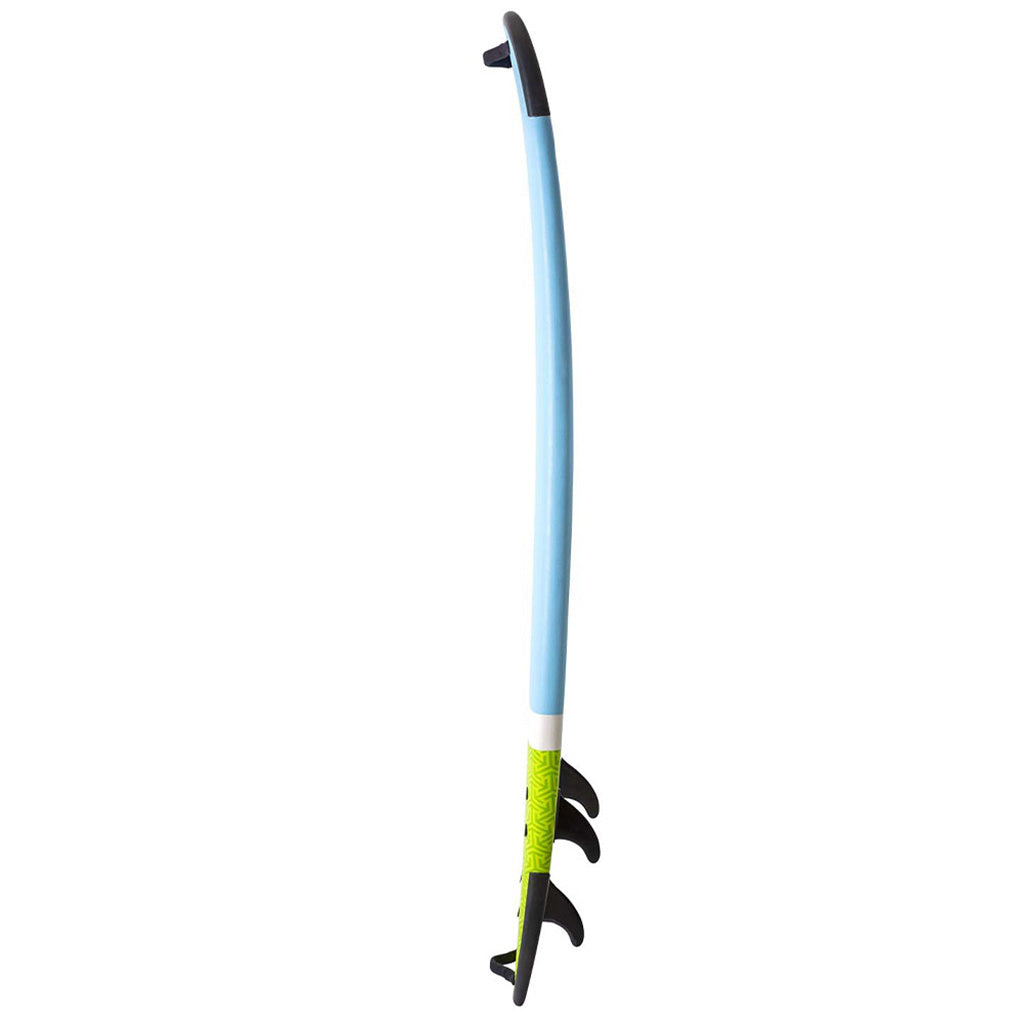 Et Surfboard, Soft Surf Wide 8'4" i farven Tail Dip grøn set fra venstre side