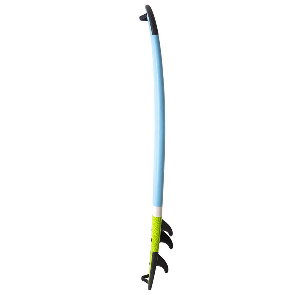 Et Surfboard, Soft Surf Wide 9'2" i farven Tail Dip grøn set fra siden