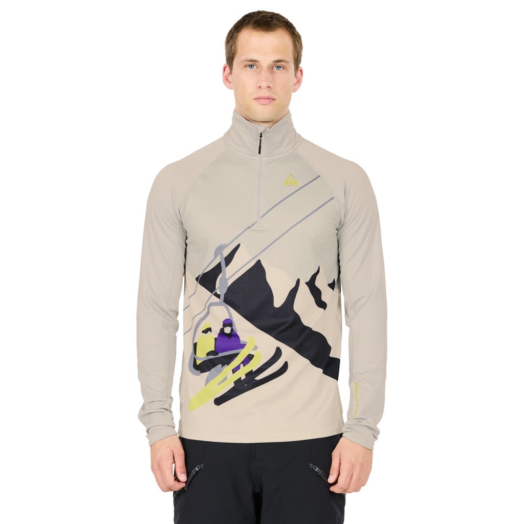 Stratos M Half Zip Printed - Midlayer