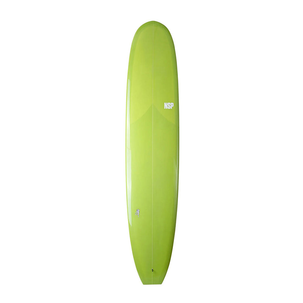 En Surfboard, Sleep Walker Pu 9'6 i farven grøn